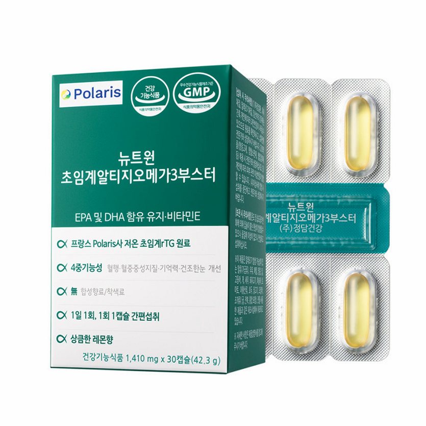 뉴트원 초임계 알티지 오메가3 부스터 30캡슐, 1개