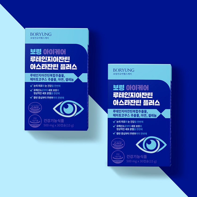보령 루테인 지아잔틴 아스타잔틴 플러스 올인원 눈건강 30캡슐, 3개