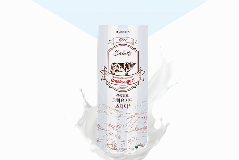 바이퀸 1921살루트 그릭요거트스타터 플러스 1조3천억 유산균 1박스 20g, 3개