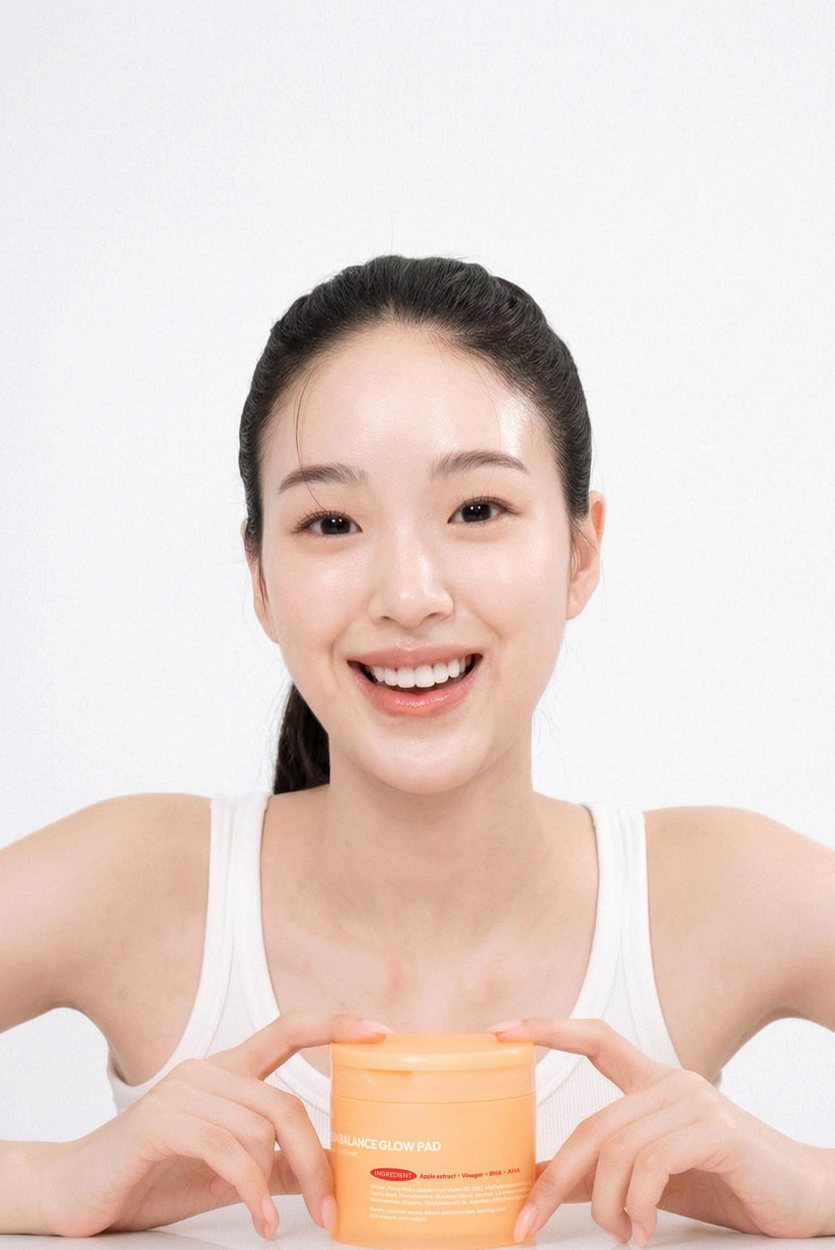 [요철제로 필링패드] 글로우 토너 패드 지우개 좁쌀 피지 모공 각질 아하 바하 60매, 2개